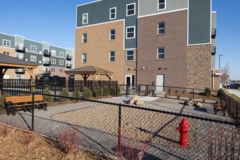 A playground area